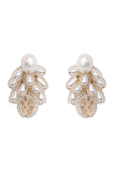 House Of D"Oro Pearl Drop Earrings 