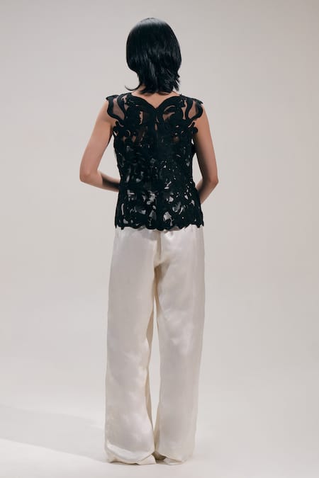 The Right Cut Shadow Cutwork Net Jacket 