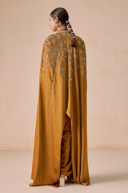 Rishi And Soujit Jacquard Katdana Sequence Mirror Embroidered Set 