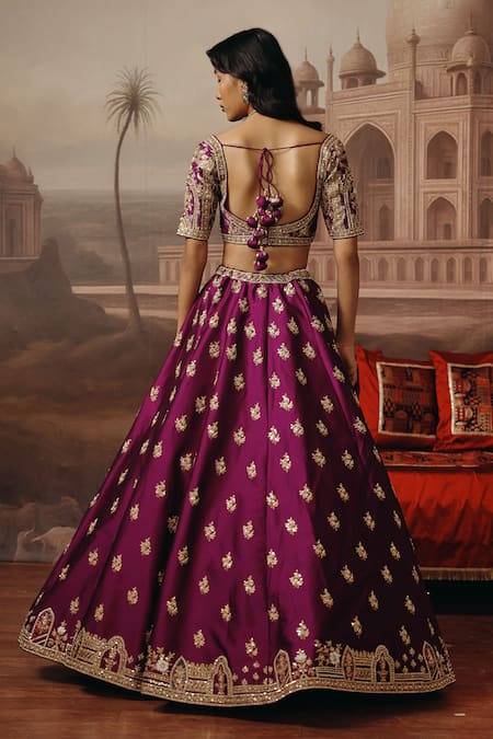 Sabe Mehrunisa Ancient Domes Embroidered Lehenga Set 