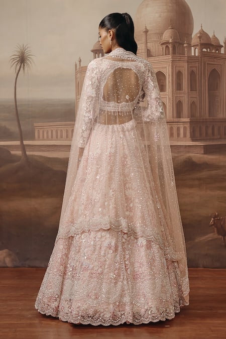 Sabe Shama Sequin Resham Embroidered Lehenga Set