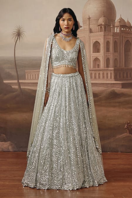 Sabe Naaz Hand Embroidered Lehenga Set 