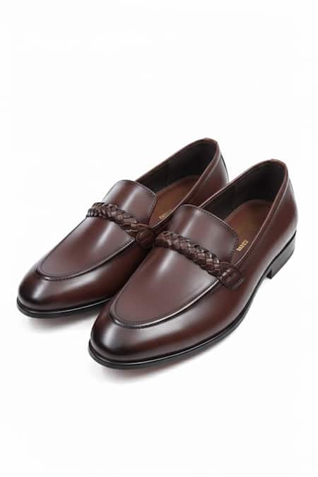 SCHON ZAPATO Brown Braided Shoes 