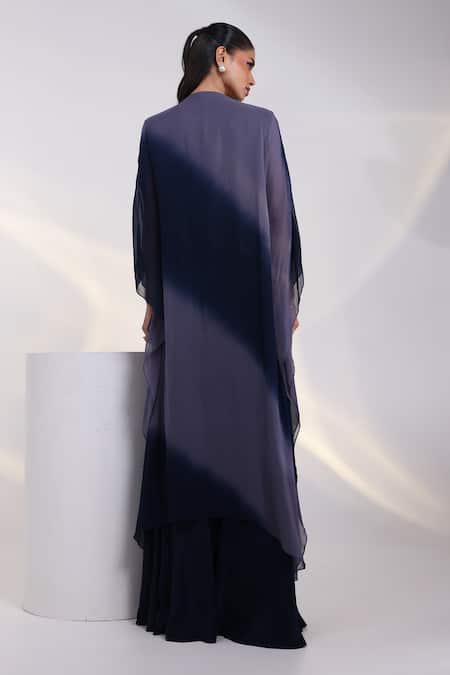 Smriti By Anju Agarwal Palm Springs Shaded Kaftan Palazzo Set 