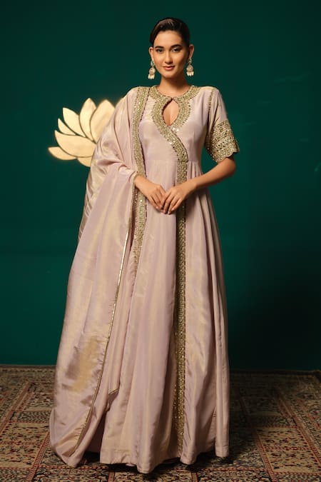 Niloufer By Aasif Ally Embroidered Anarkali With Dupatta 