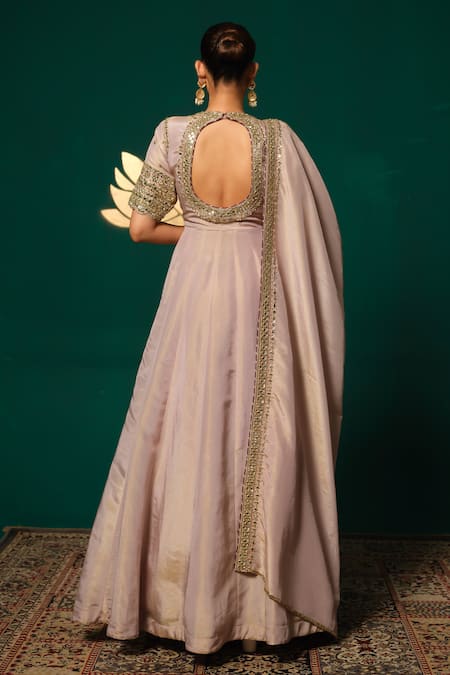 Niloufer By Aasif Ally Embroidered Anarkali With Dupatta 