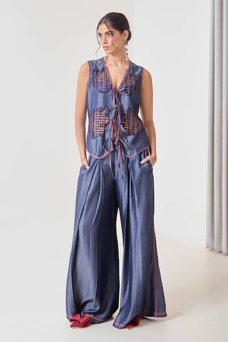 Needleten Pleated Trouser 