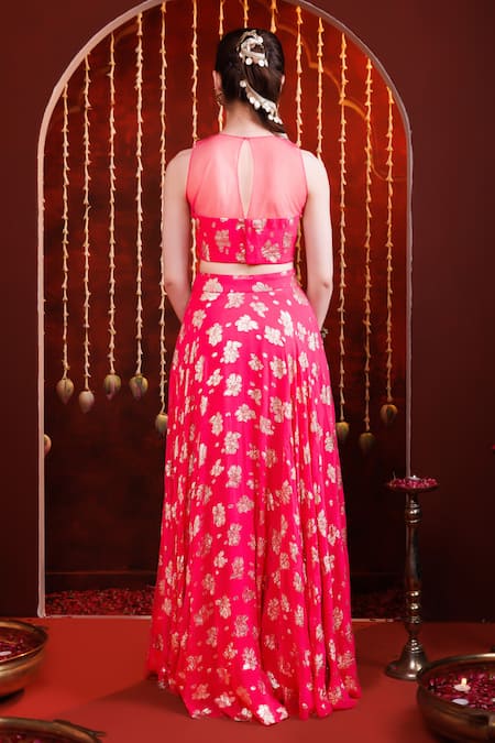 Hoity Moppet Gulzaar Lehenga & Embroidered Blouse Set