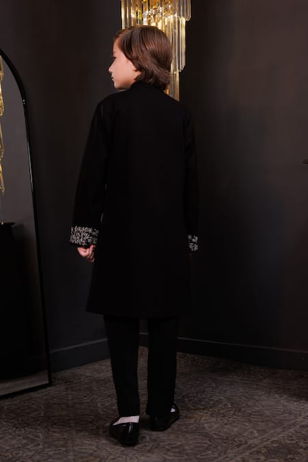 Hoity Moppet Mustang Swarovski Embroidered Sherwani 