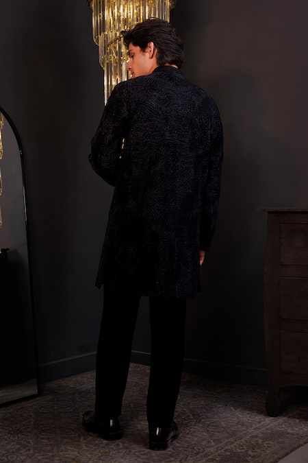 Hoity Moppet Sultaan Embroidered Sherwani & Pant Set 