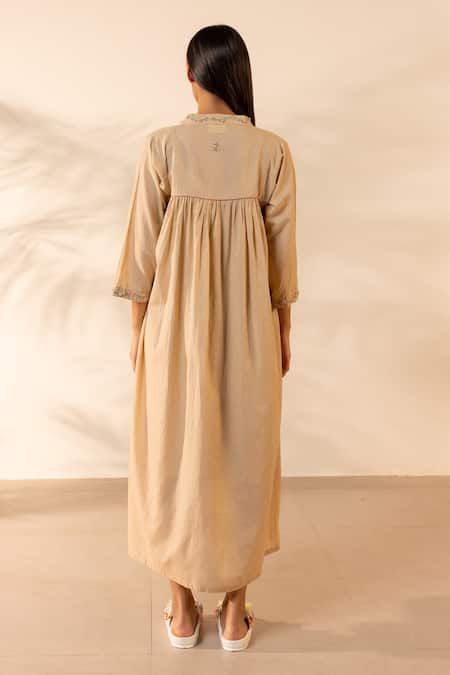 OurDve Floret Gathered Dress 