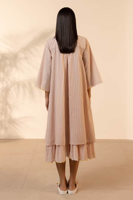 OurDve Bloomberry Floral Embroidered Kurta 