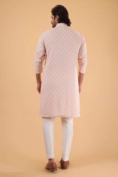 Millionaire Lucknowi Work Kurta Set 