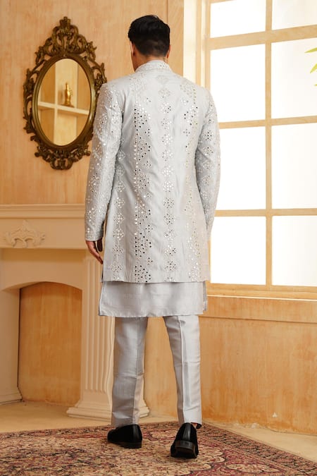 Millionaire Embroidered Sherwani Kurta Set 