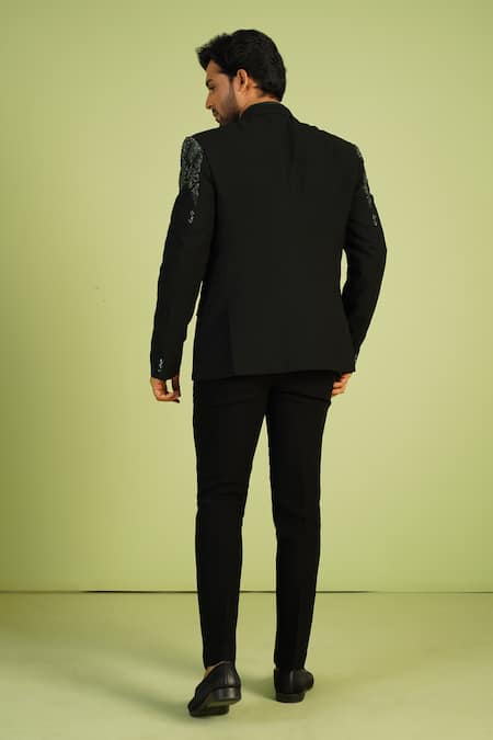 Millionaire Zari Work Coat Trouser Set 