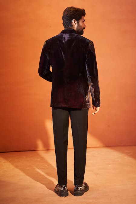 Millionaire Embellished Coat & Trouser Set 