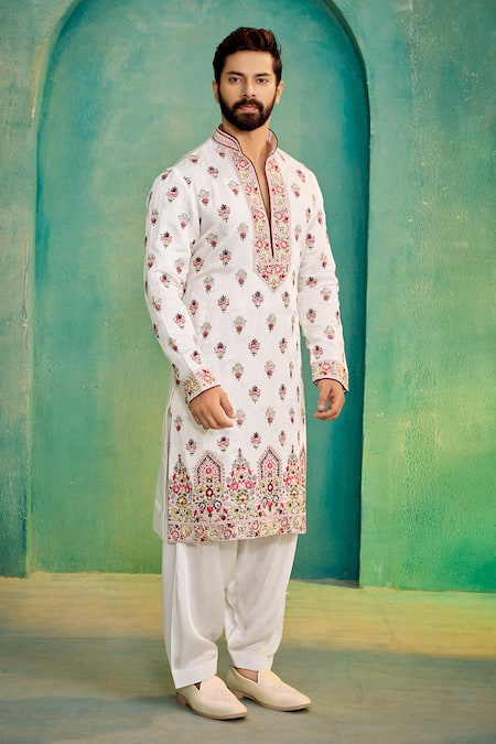 Millionaire Embroidered Kurta Salwar Set 