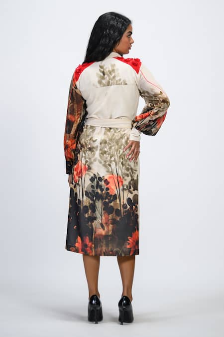 The Dramebaaz CO Rouge Radiance Sequin Embellished Dress