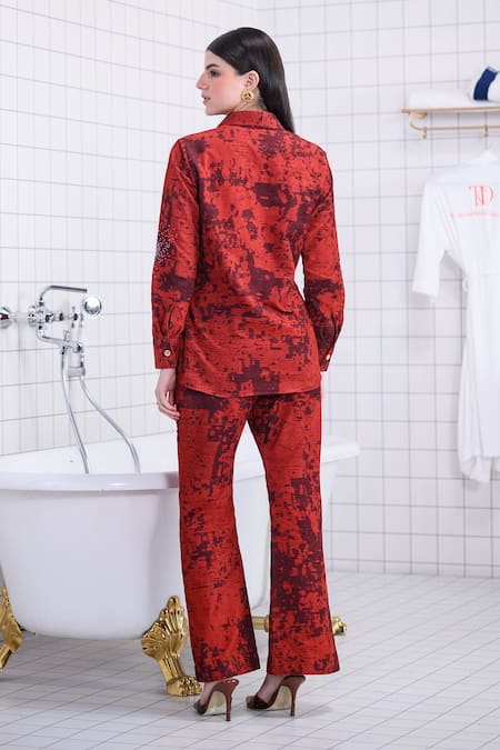 The Dramebaaz CO Ferox Corduroy Shirt & Pant Co-ord Set