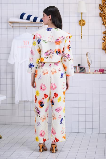 The Dramebaaz CO Wildflower Waltz Jacket & Pant Co-cord Set