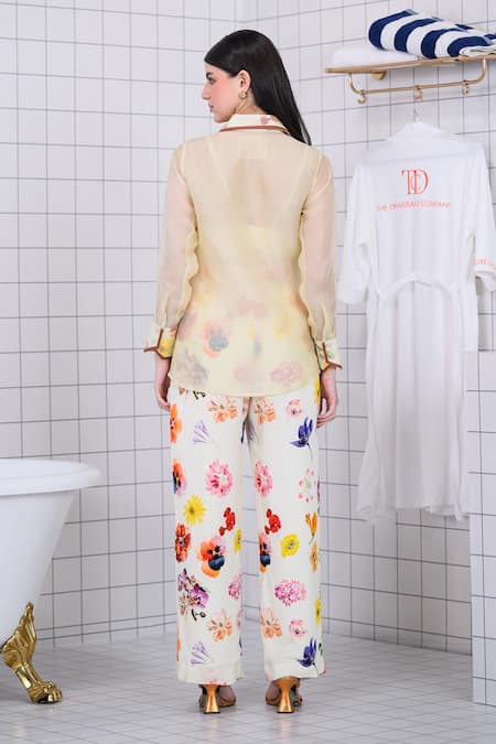 The Dramebaaz CO Golden Dew Floral Bunch Shirt 