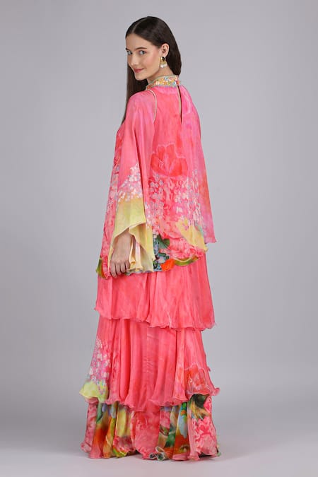Mandira Wirk Surge Surface Funa Layered Dress 