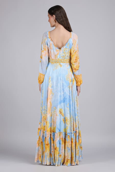 Mandira Wirk Flora Fairy Bloom Print Dress 