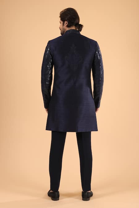 Millionaire Tiki & Threadwork Sherwani With Trouser 
