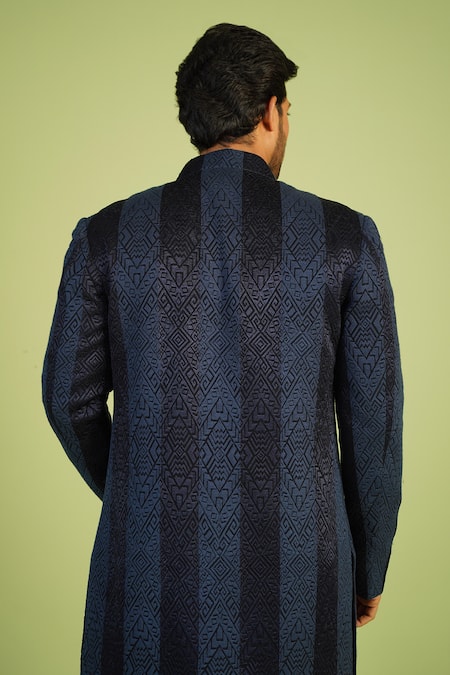 Millionaire Lucknowi Thread Work Sherwani Set 