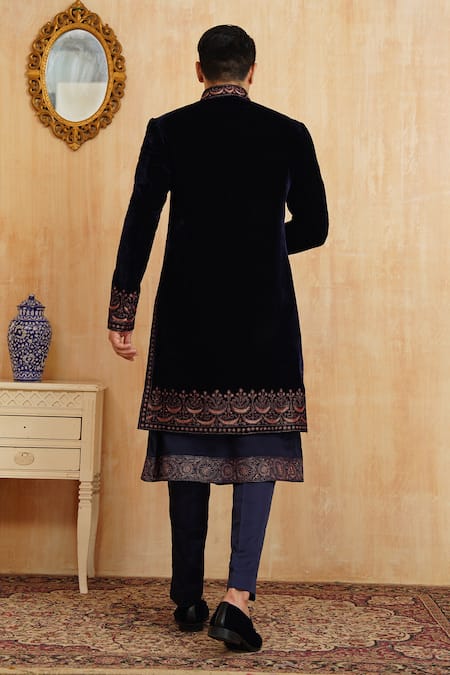 Millionaire Embroidered Sherwani Set 
