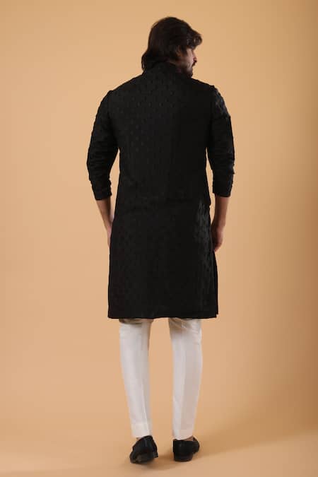 Millionaire Lucknowi Embroidered Kurta Set 