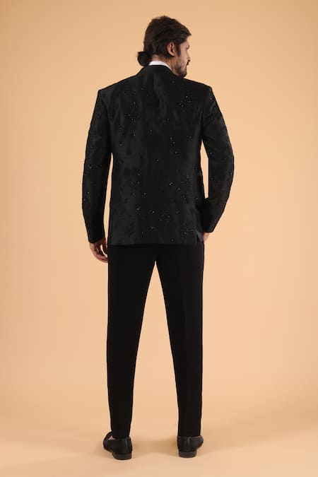 Millionaire Thread Handwork Suit & Trouser Set 