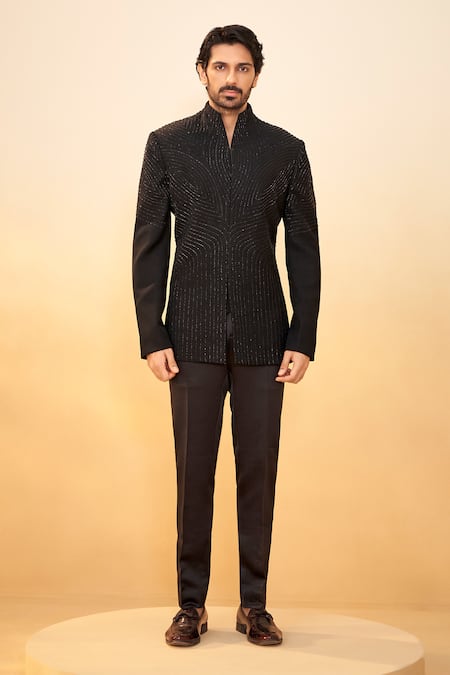 Millionaire Embellished Bandhgala & Trouser Set 