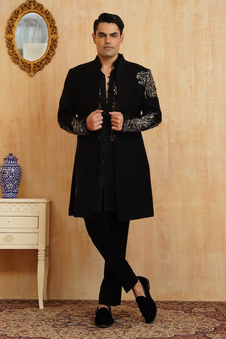 Millionaire Sali Handwork Sherwani Set 