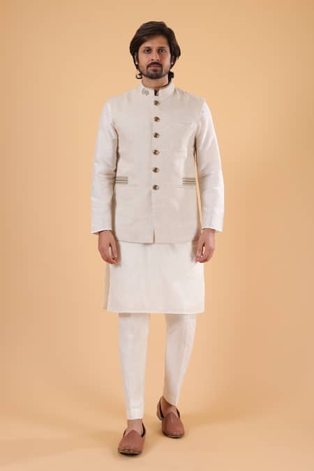 Millionaire Kasab Work Bundi Kurta Set 