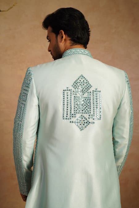 Millionaire Thread & Mirror Work Sherwani Set 
