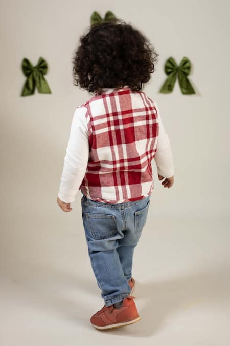 Buy_Tiber Taber_Red Flannel, Cotton Jacket 