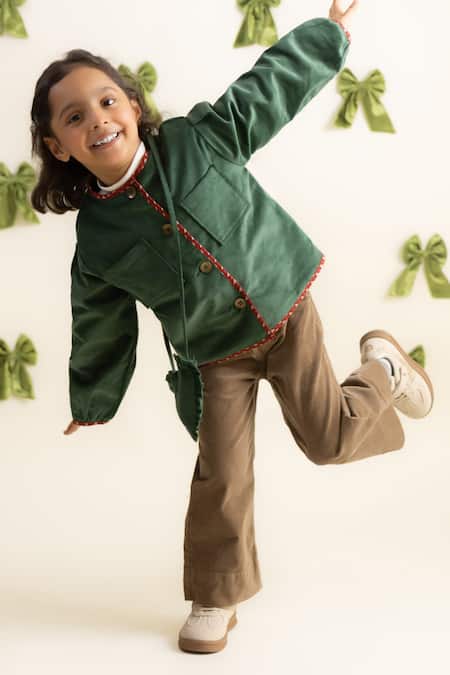 Tiber Taber Green Corduroy Jacket 