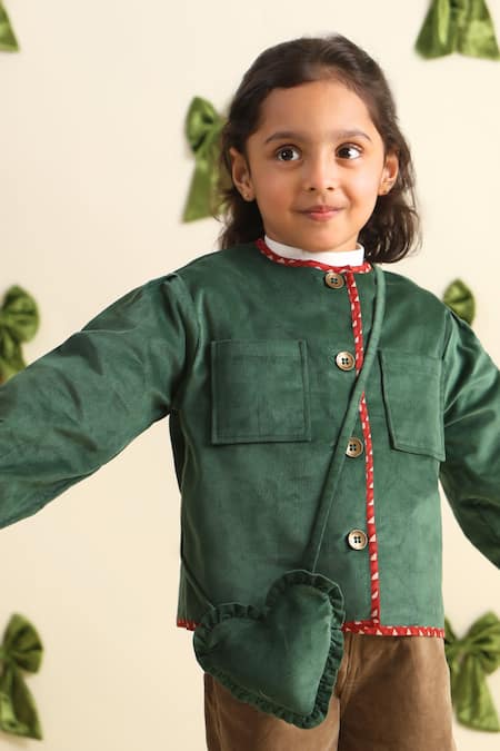 Tiber Taber Green Corduroy Jacket 