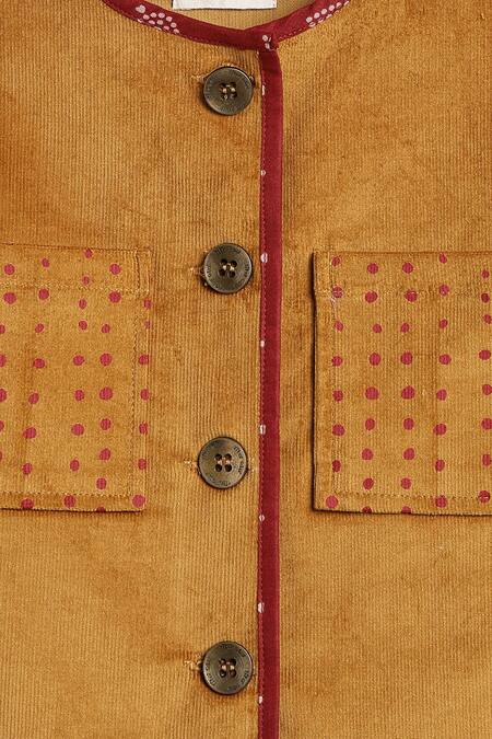 Buy_Tiber Taber_Yellow Corduroy Jacket 