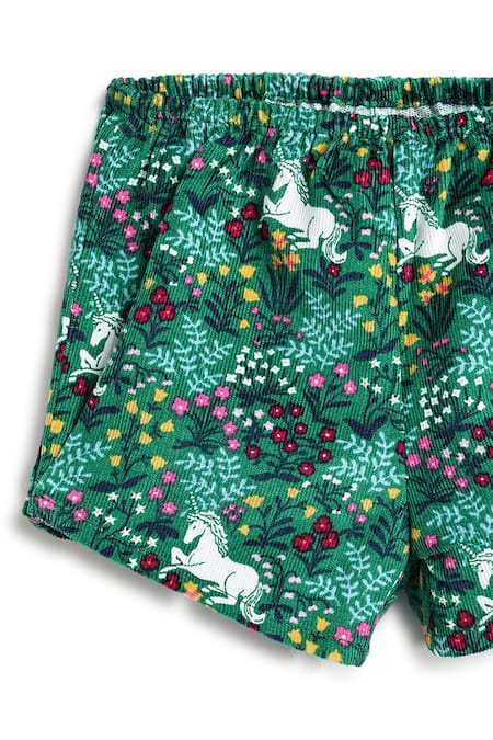 Buy_Tiber Taber_Green Corduroy Lace Dress 