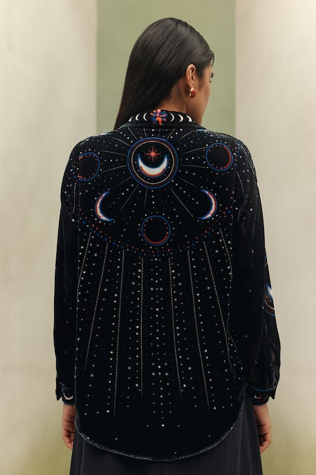 NOIB Aurea Shooting Stars Print Shirt 