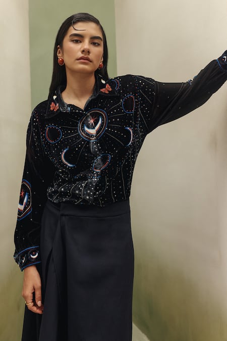 NOIB Aurea Shooting Stars Print Shirt 