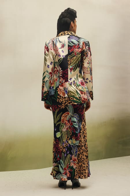 NOIB Riva Wildflower Print Blazer 