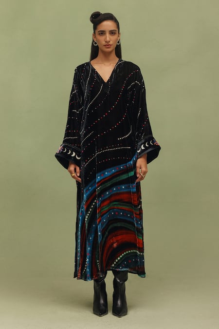 NOIB Adah Cosmix Print Kaftan 