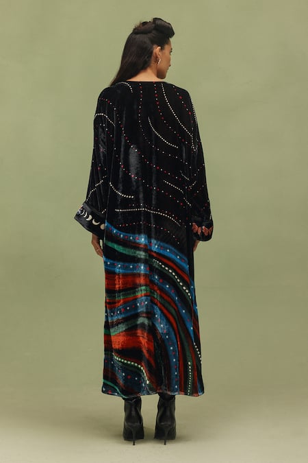 NOIB Adah Cosmix Print Kaftan 