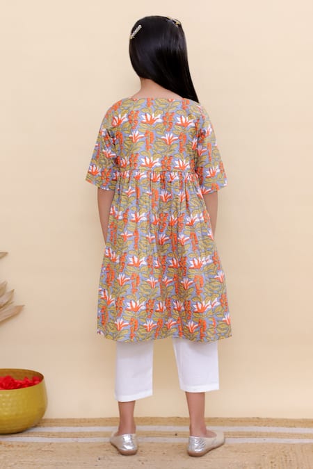 Kalp Orchid Breeze Kurta Pant Set 