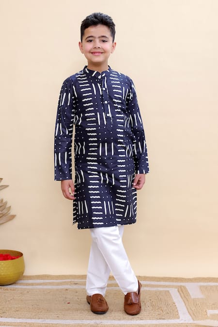 Kalp Midnight Marksman Printed Kurta Set 