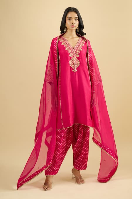 Sheetal Batra Embroidered Kurta Salwar Set 