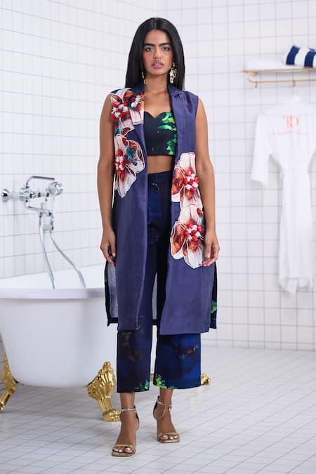 The Dramebaaz CO Twilight Muse Floral Patchwork Jacket 